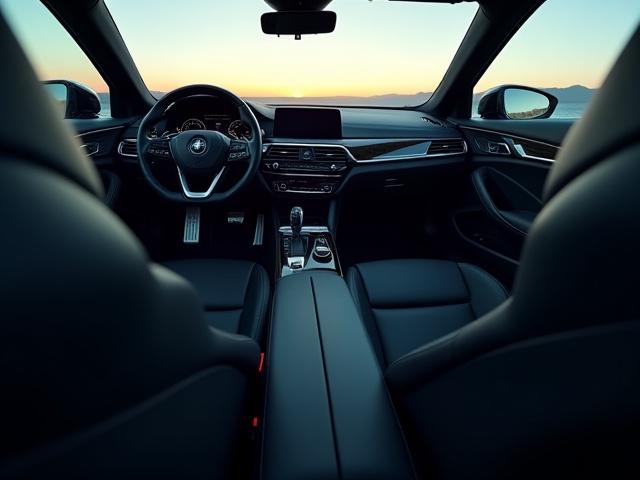 Pristine Interior Detailing of a luxury car